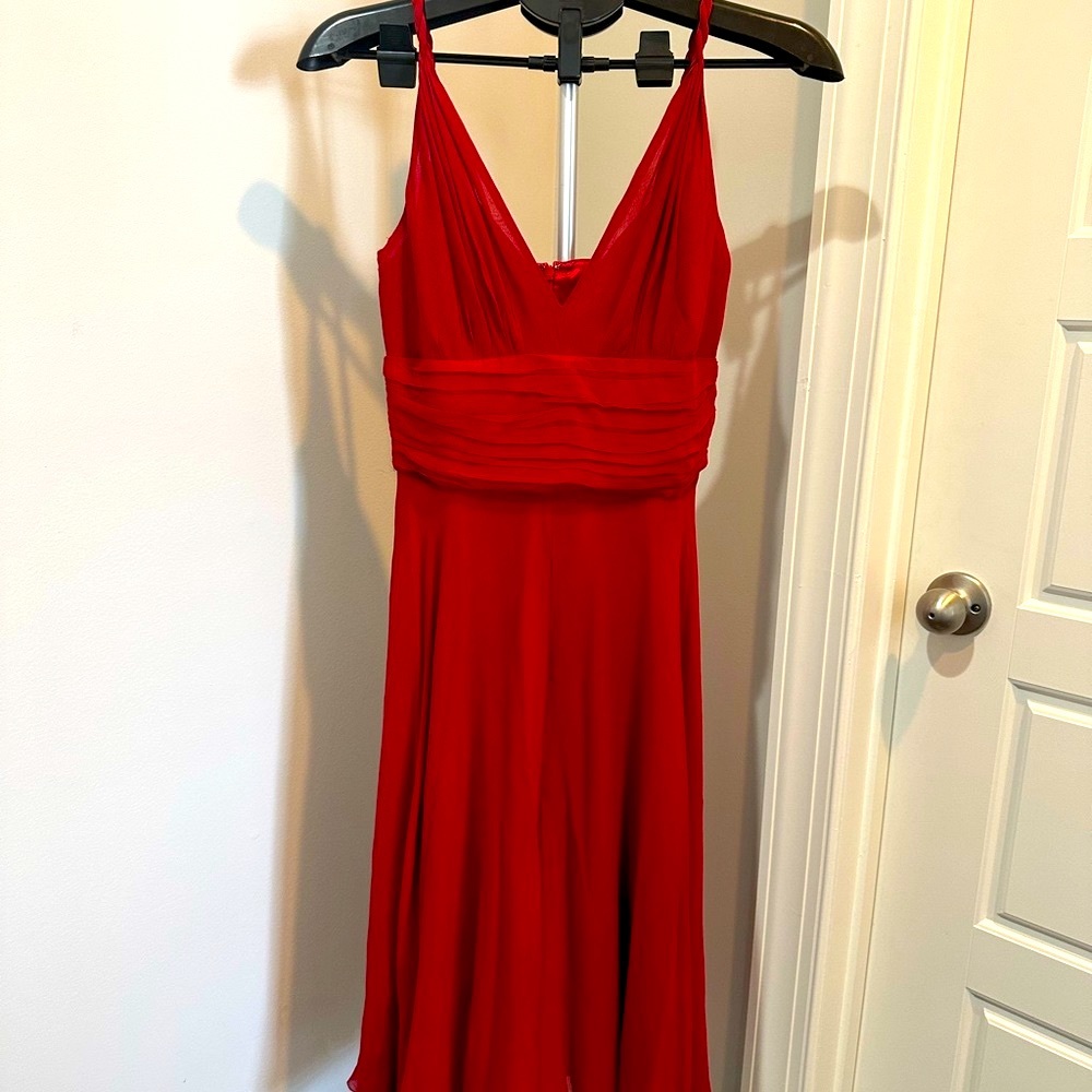 Sandra Angelozzi | Red | Fit and Flare | Cocktail Dress